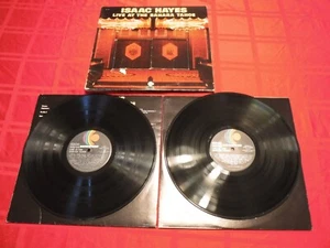 Isaac Hayes Live At The Sahara Tahoe 1973 2x LP Shaft Say Goodbye Look Love Men - Picture 1 of 11