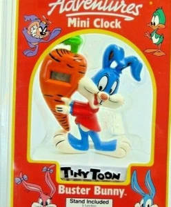 Mini Orologio Tiny Toon ~ Buster Bunny Sigillato 1990 Nelsonic Mini Orologio con Supporto. - Foto 1 di 3