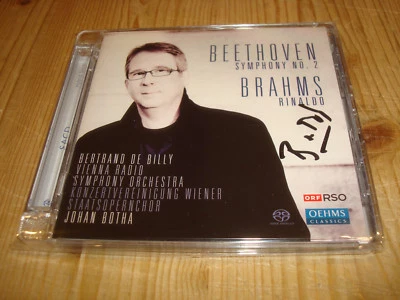 BERTRAND DE BILLY Beethoven Symphony No.2 OEHMS SACD NEW Signed NEU Signiert - Bild 1 von 2