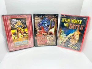 DVD LOT Comedy/Horror/Cult Flesh & Blood Show 7 Women for Satan Sorority Babes - Picture 1 of 11