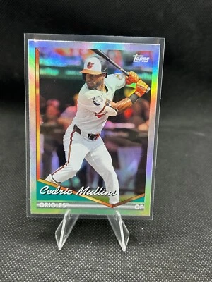 2024 Topps Archives Cedrick Mullins Rainbow Foilboard Parallel /199 Orioles - Image 1 of 2