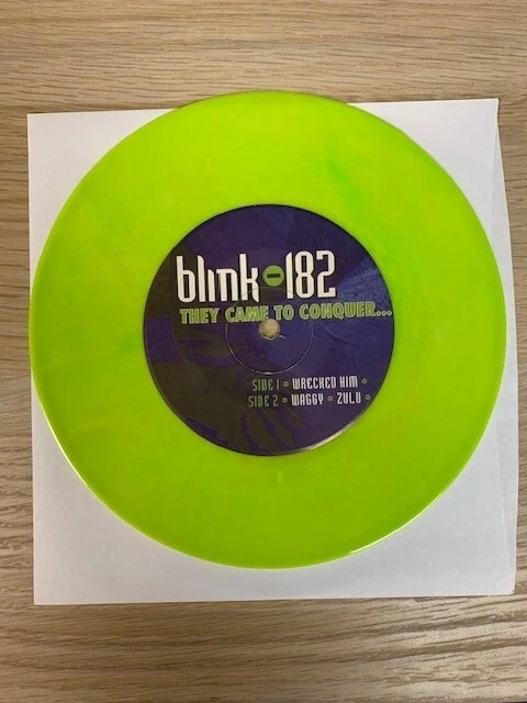 Blink-182 They Came To Conquer Uranus 7" GREEN COLOR VINYL! Grilled Cheese! NEW! - Image 1 of 3