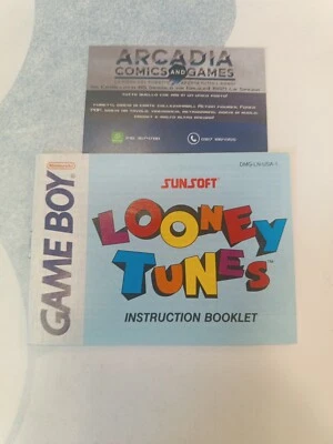 Looney Tunes Manuale Di Istruzioni Game Boy Nintendo USA - Immagine 1 di 2