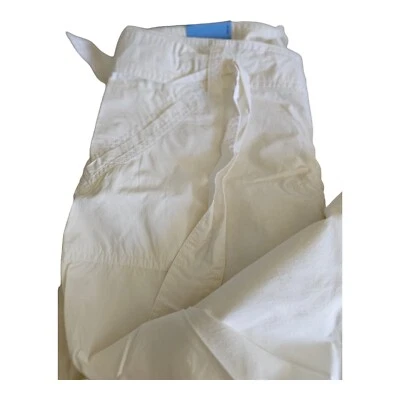 Pantalones Cortos IZOD Para Mujer Blanco Algodón con Cinturón Talla 10 Pierna Ancha con Cordón Nuevos con Etiquetas Foto 1 de 4