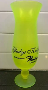 Las Vegas souvenir cocktail hurricane glass Gladys Knight FLAMINGO casino - Picture 1 of 3