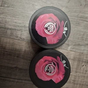 The Body Shop British Rose Body Scrub 50ml (Discontinued) Two Tubs Travel Size - Picture 1 of 9