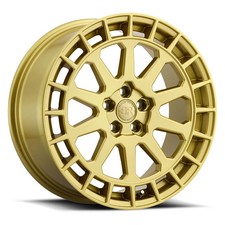 15 inch 15x7 Black Rhino Boxer Gold wheel rim 5x100 +15