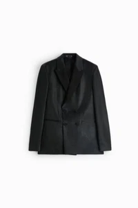 ZARA MAN SUIT SHINY EFFECT BLAZER JACKET 9621/650 Sz-42 - Picture 1 of 7