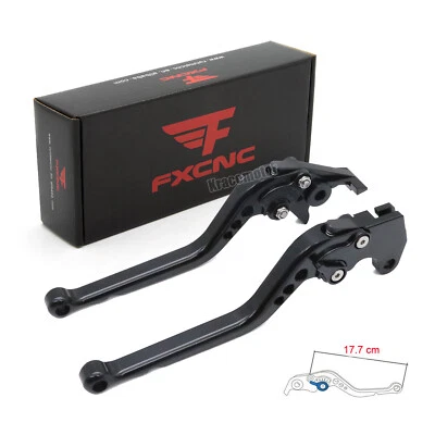 For Yamaha YZF R7 2021 2022 2023 2024 CNC Brake Clutch Levers Black Adjust Long Foto 1 de 4