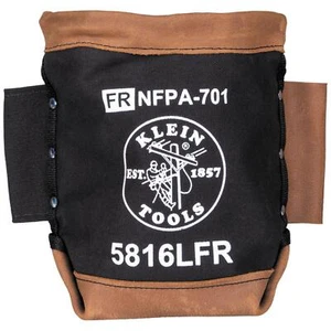 Klein Tools 5816LFR Flame-Resistant Canvas and Leather Bolt Bag - Picture 1 of 5