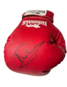 Nathan Cleverly Boxweltmeister signiert rot Lonsdale Boxhandschuh + Zertifikat - Bild 1 von 3