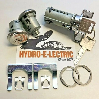 NEW 1969-1978 Firebird & Grand Prix- Ignition & Door Lock set with GM Keys - Image 1 of 2