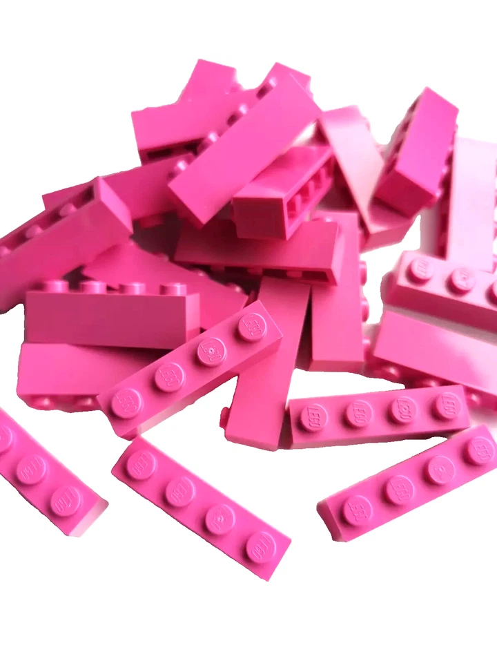 12 x LEGO® 3010 City Friends Basic-Bausteine 1x4 Noppen in magenta,pink Neuware - Bild 1 von 1