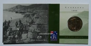 1999 The Last Anzacs One Dollar Uncirculated Coin Mintmark C - Picture 1 of 1
