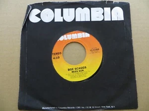 Boz Scaggs – Miss Sun / Dinah Flo - 1980 Columbia 11-11406 7" Single VG+/Generic - Picture 1 of 4