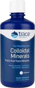 Colloidal Minerals Unflavored Trace Minerals 32 oz Liquid - Picture 1 of 6