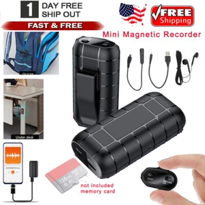 Digital Voice Magnetic Voice Activated Spy Recorder Diktiergerät Mini MP3 Player - Bild 1 von 14