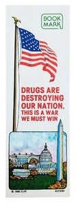Drugs Are Destroying Our Nation Letterkenny Army Depot 1988 Anti-Drug Bookmark - Picture 1 of 2