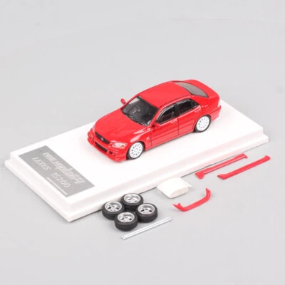 Fine Works 1/64 Scale Lexus IS200 Sports Car Model Diecast Toy Extra Tires - Image 1 of 4