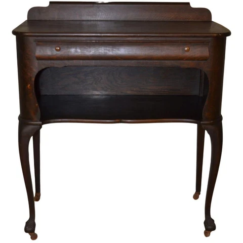 Antique Oak Server by Paine in Art Nouveau Style #21630 Cover
