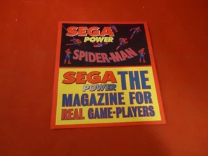 Spider-Man Sega Power Magazine Promotional Sticker  - Picture 1 of 2