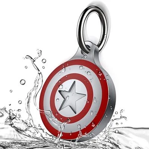 Hualele IPX8 Waterproof AirTag Keychain for Apple Airtags, Aluminum Metal Cas... - Zdjęcie 1 z 7