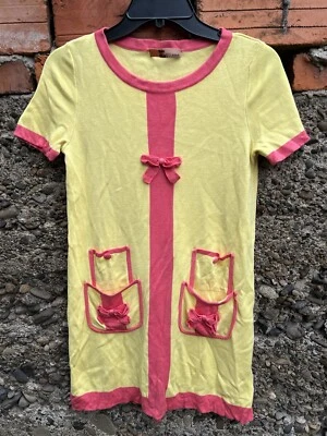 Vestido largo medio de seda John Galliano amarillo vintage años 2000 talla S Foto 1 de 4