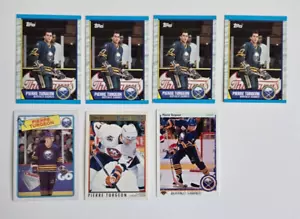Pierre Turgeon Vintage Topps, Pro Set, UD Hockey Karten - (7) Karten Lot HOF - Bild 1 von 5