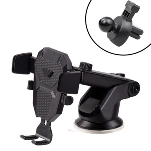 Universal Car Mount Cradle Holder Stand Clip For Mobile Cell Phone GPS iPhone - Picture 1 of 12