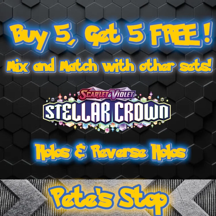 Pokemon Cards - Scarlet & Violet -  Stellar Crown  - Holos & Reverse Holos - Image 1 of 1