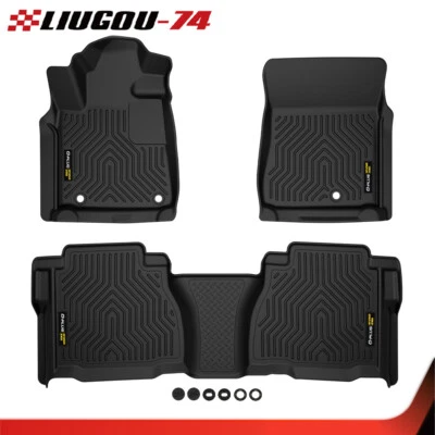 Fit For 2007-2011 Toyota Tundra Double Cab / CrewMax TPE Floor Mats Liners New - Изображение 1 из 4