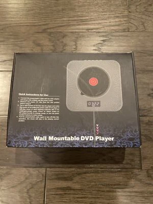 Portable Bluetooth CD Player ,Wall Mountable CD /DVD Player with Remote Control - Image 1 of 2