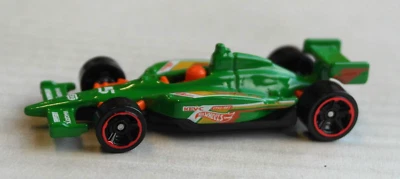 Hot Wheels 2011 IndyCar Oval Course Race Car verde auto da corsa auto HW Motorsport - Immagine 1 di 4