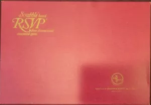 Vintage Scrabble Brand RSVP Three Dimensional Crossword Game 1966 - Picture 1 of 3