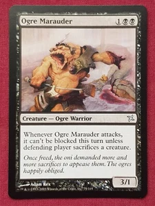 Magic The Gathering BETRAYERS OF KAMIGAWA OGRE MARAUDER black card MTG - Picture 1 of 2