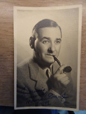 NORMAN EVANS  - 1941  COMEDIAN -  SIGNED REAL PHOTO.POSTCARD SIZE.