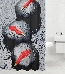 DUSCHVORHANG TEXTIL ANTI SCHIMMEL EFFEKT BADEWANNENVORHANG ELEGANCE 180 x 180 cm - Bild 1 von 7