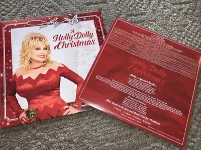 Dolly Parton - A Holly Dolly Christmas [Red Vinyl]  LP Album - Image 1 of 2