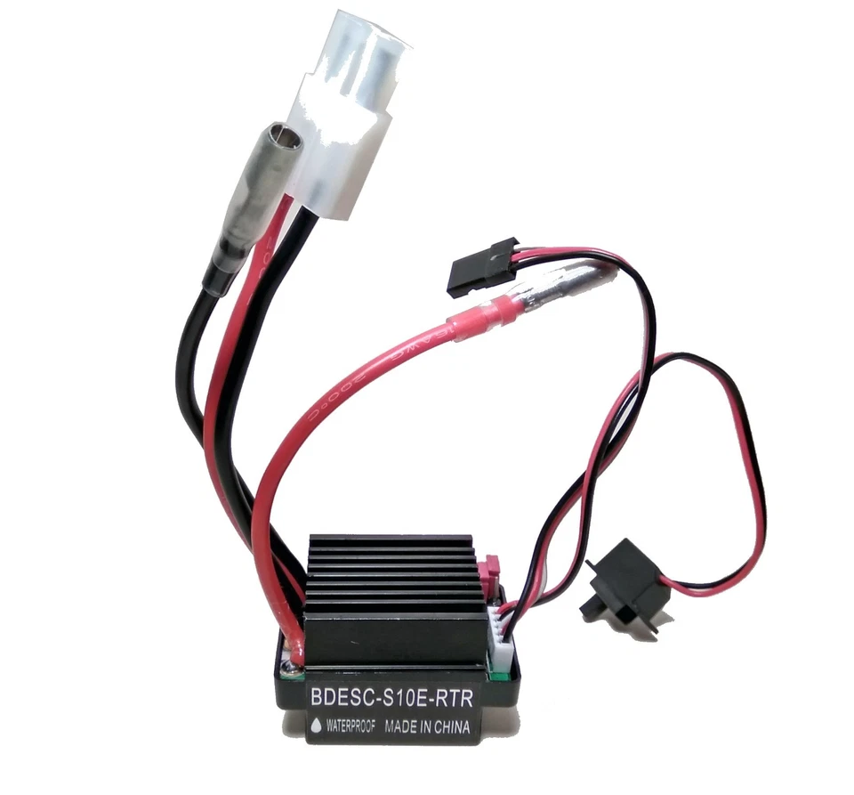 Rc Car Brushed Waterproof Esc For 1/10 Traxxas Stampede Rustler Bandit Telluride - Image 1 of 4