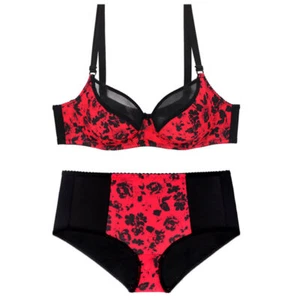 Underwire Bras Set with Underpants Soft Bralette Plus Womens Brassiere Underwear - Picture 1 of 5