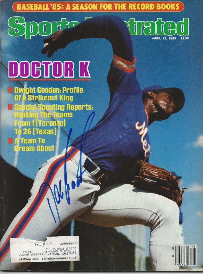 GFA Sports Illustrated DWIGHT DOC GOODEN Signed SI Magazine AD2 COA - Image 1 of 1