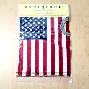 American Flag Garden Size Applique Banner 12" x 18" by Evergreen NEW - Picture 1 of 5