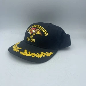 USS Vicksburg  CG 69 Trucker Snapback Cap Hat Patriotic New Era Mens - Picture 1 of 7