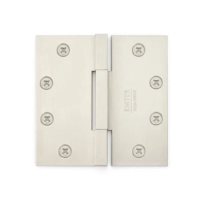 50 bisagras y tornillos de puerta de barril cuadrado Emtek Foto 1 de 2