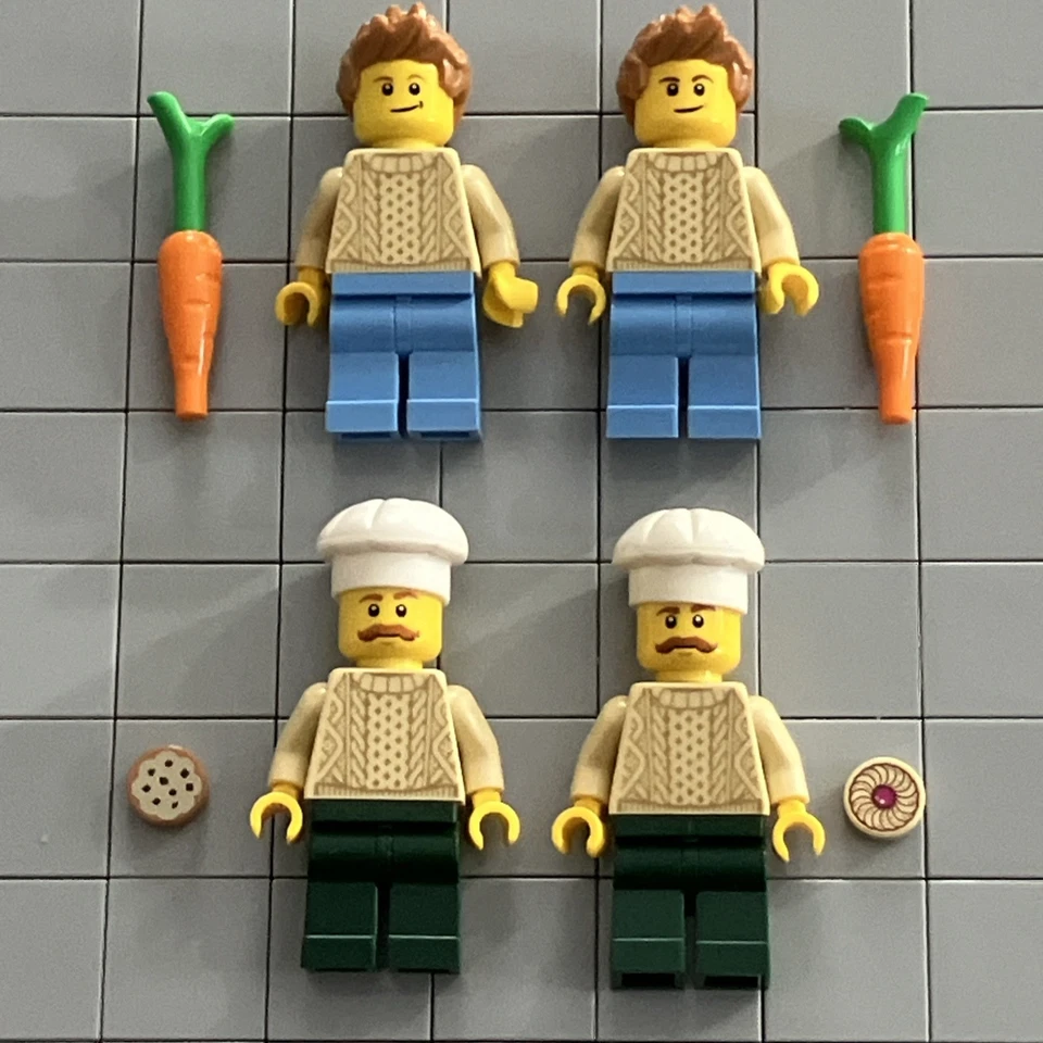 LEGO CITY 60201 Advent Calendar Lot Of 4 Minifig Minifigures City 2018 D8 11 - Image 1 of 2