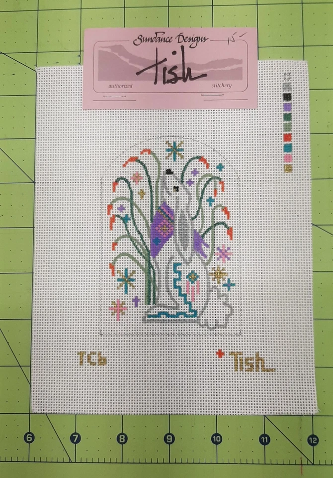 NEW Sundance Designs Needlepoint Handpainted Canvas TISH TC-6 - Image 1 of 1