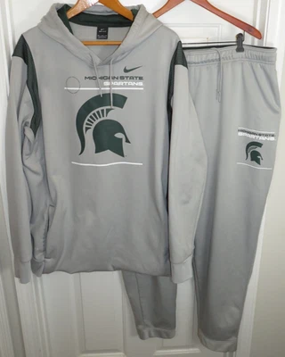 Nike Dri-Fit NCAA Michigan State University Spartans Tracksuit Team Issued 4XL - Image 1 of 4