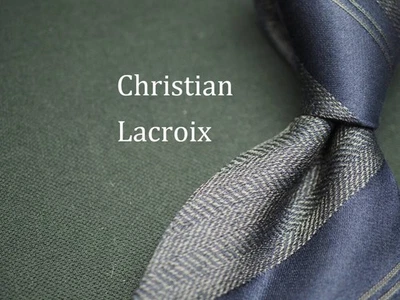 Christian Lacroix Tie Necktie SUITS Mes ALL SILK Designer Multicolor Luxury ck6 - Image 1 of 4