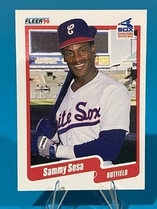 1990 Fleer #548 Sammy Sosa Rookie Card Chicago White Sox RC - Bild 1 von 2