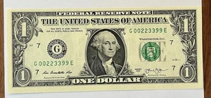 Four Consecutive Pair 9s 3s 2s 0s Four Pairs Together Dollar Fancy Serial Number - Picture 1 of 3